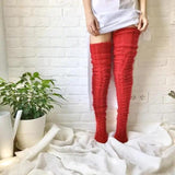 Crochet Knitted Leg Warmers - The Next Door Neighbor 