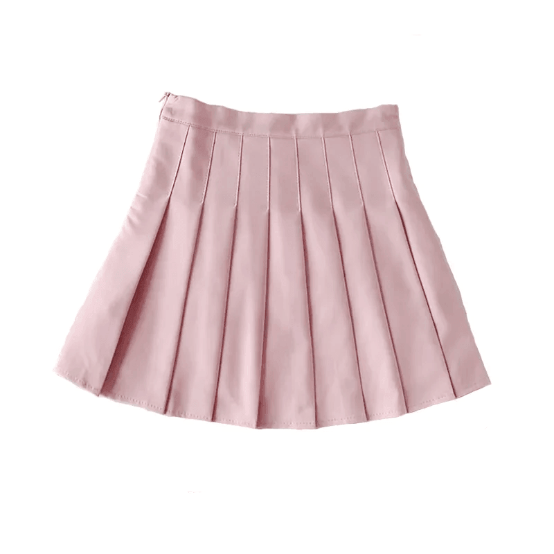 Tenniscore High-Waisted Pleated Skirt - The Next Door Neighbor 