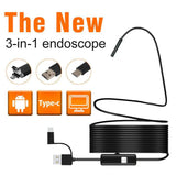 5M 6LEDs Snake Endoscope Borescope 8mm Inspection USB Camera Scope - The Next Door Neighbor 