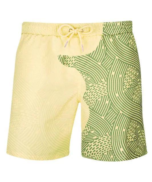 Magical Change Color Men's Beach Shorts - The Next Door Neighbor 