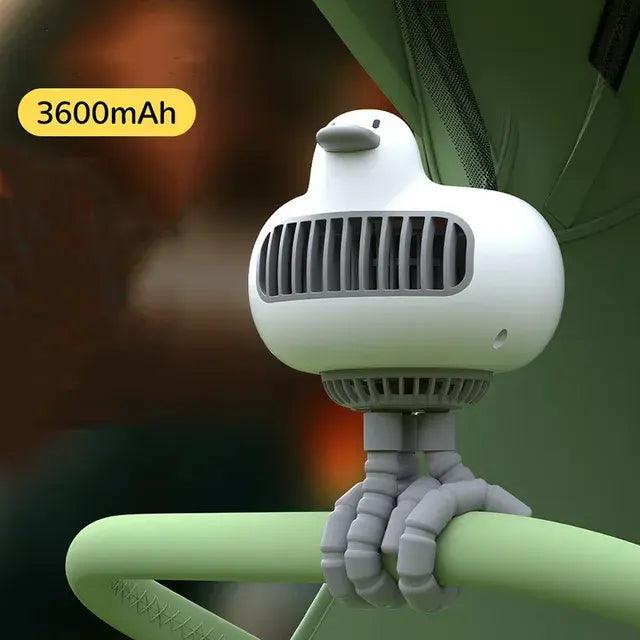 Portable Duck-Shaped Baby Stroller Fan - The Next Door Neighbor 