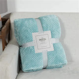 Fluffy Plaid Winter Bed Blankets - The Next Door Neighbor 