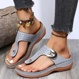 Non-Slip Wedge Sandals - The Next Door Neighbor 