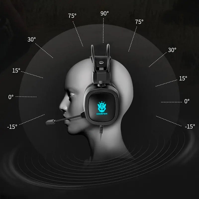 Gaming Headset 7.1 Virtual Surround Sound Gamer Earphones