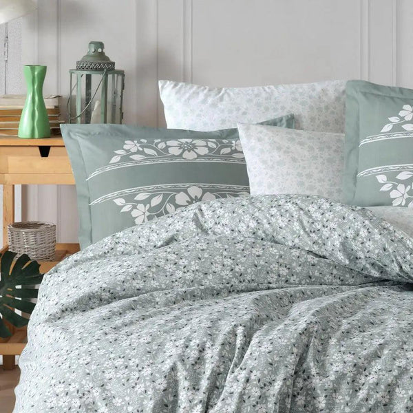 Hobby Sofia Green - Poplin Double Duvet Cover Set