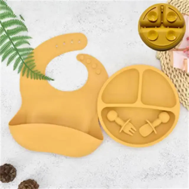 Baby Silicone Plate Set - The Next Door Neighbor 