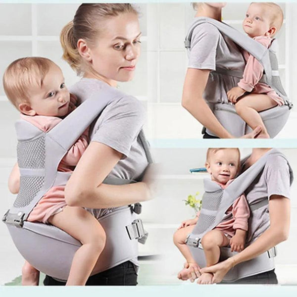 Baby Carrier With Hip Seat - The Next Door Neighbor 