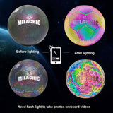 Holographic Glowing Soccer Ball - The Next Door Neighbor 