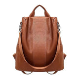 Women's Travel Leather Backpack