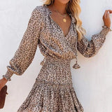 Chic Leopard Print Dress - The Next Door Neighbor 