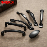 Zinc Alloy Black Cabinet Handles