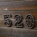 Industrial Cast Iron House Numbers