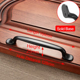 Zinc Alloy Black Cabinet Handles