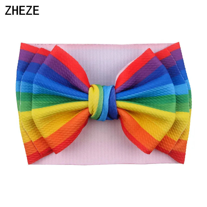 7" Big Double Layer Hair Bow