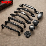 Zinc Alloy Black Cabinet Handles