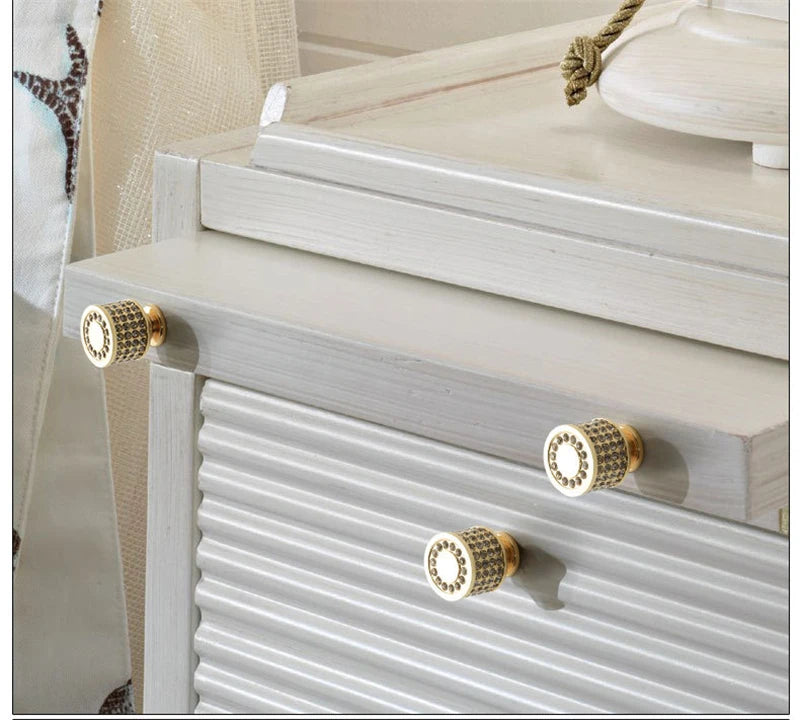 Modern Crystal Cabinet Drawer Handle