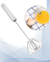 Stainless Steel Semi-Automatic Egg Beater