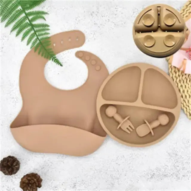 Baby Silicone Plate Set - The Next Door Neighbor 