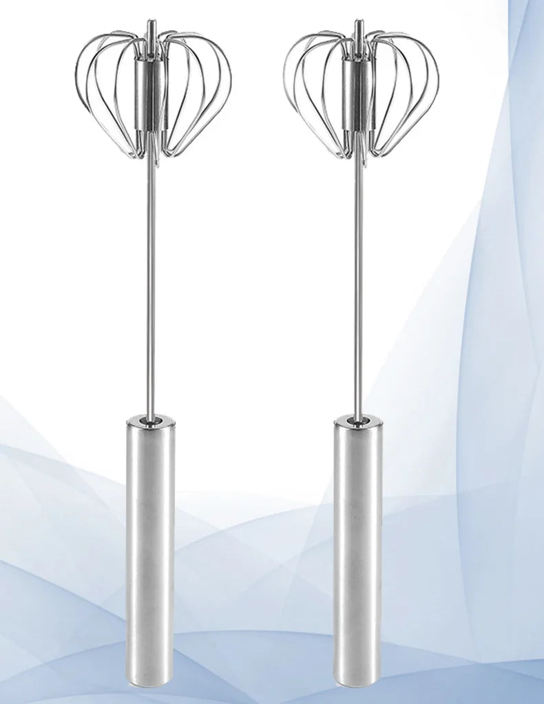 Stainless Steel Semi-Automatic Egg Beater