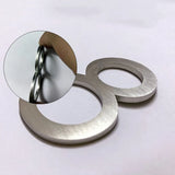 60mm Stainless Steel Self-Adhesive House Number Stickers