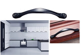 Zinc Alloy Black Cabinet Handles