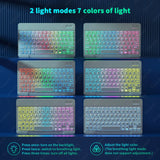 Rainbow RGB Backlit Wireless Keyboard and Mouse Set for Tablet, iPad, and Smartphone