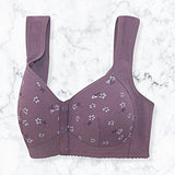 Cotton Wire Free Front Closure Bralette