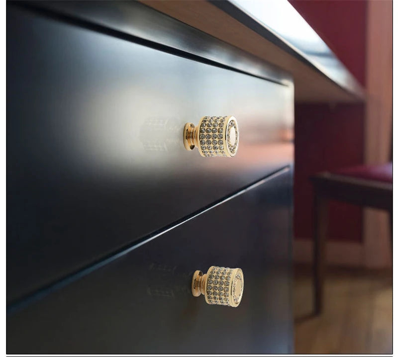 Modern Crystal Cabinet Drawer Handle