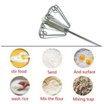 Stainless Steel Semi-Automatic Egg Beater