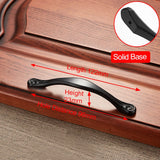 Zinc Alloy Black Cabinet Handles