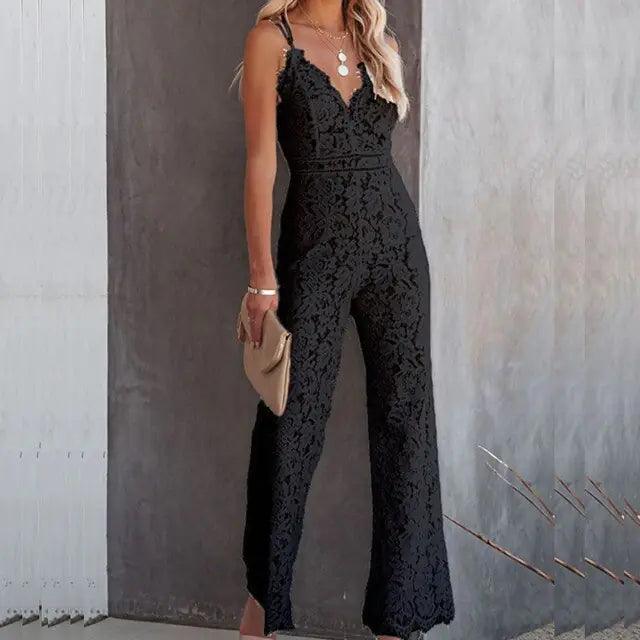 Summer Sleeveless Sling Jumpsuit