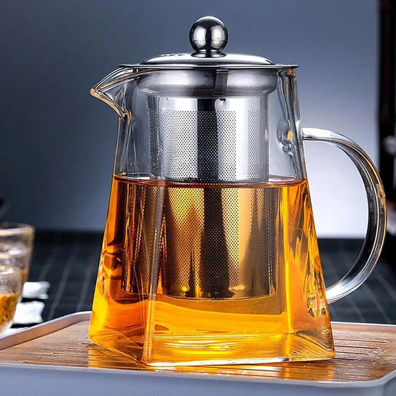 Glass Teapot with Infuser - The Next Door Neighbor 