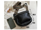 Vintage Leather Crossbody Shoulder Bag