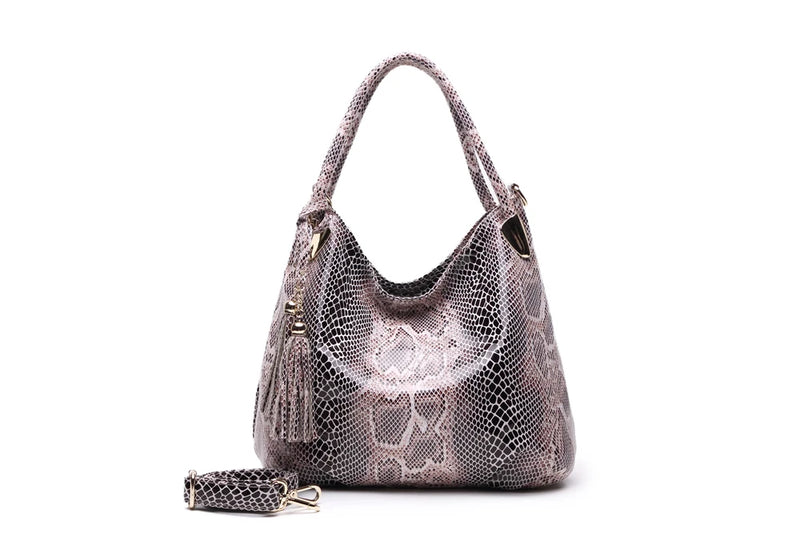 Fashion Snake Pattern Large Capacity Bag