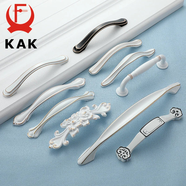 Ivory White Kitchen Cabinet Handles