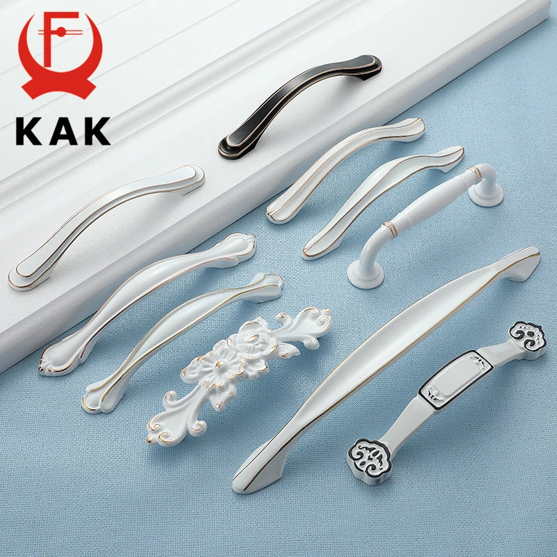 Ivory White Kitchen Cabinet Handles