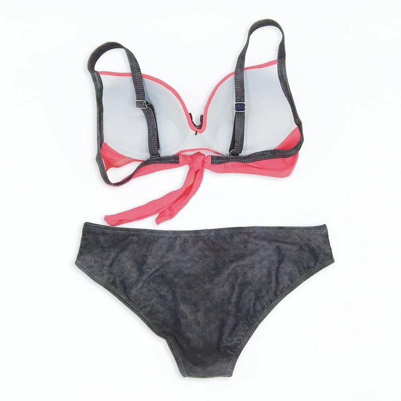 Patchwork Brazilian Bikini Set - Bikini Beach Wear