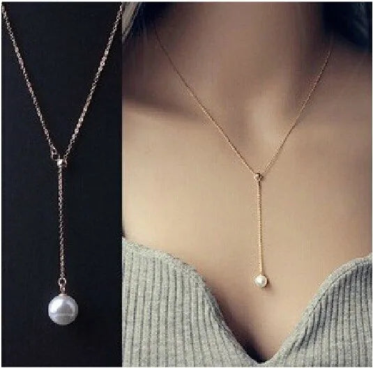 Sailor Moon Collares Imitation Pearl Pendant Necklace