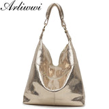 Leather Large Shoulder Handbag