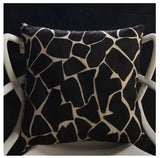 Cow giraffe pattern imitation animal skin printed pillowcase