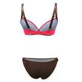 New Push Up Solid Bikini Swimwear - Brazilian Bikini Set