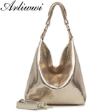 Leather Large Shoulder Handbag