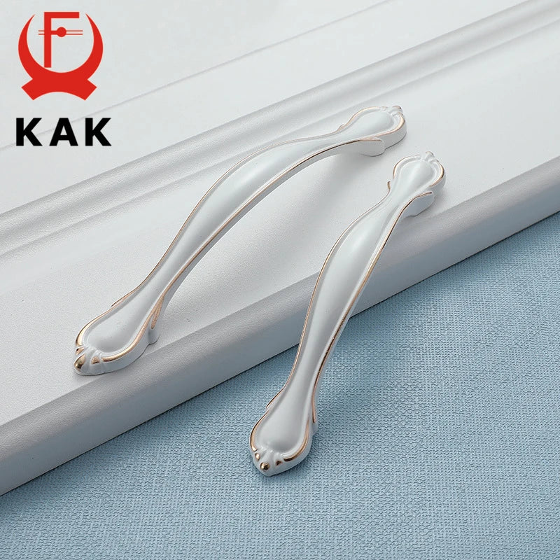 Ivory White Kitchen Cabinet Handles