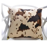 Cow giraffe pattern imitation animal skin printed pillowcase