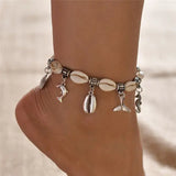 Modyle Bohemian Shell Starfish Anklets