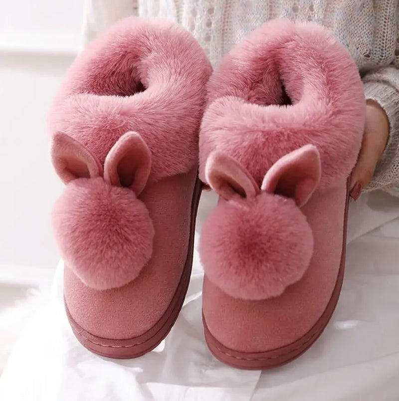 Warm & Fuzzy Bunny Slippers