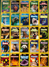 25 Books Geographic Kids Readers Level 2 – Independent Reading for Ages 5-8 (English)