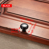 Zinc Alloy Black Cabinet Handles