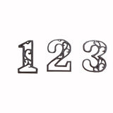 Industrial Cast Iron House Numbers