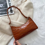 Elegant Leather Shoulder Bag - The Next Door Neighbor 